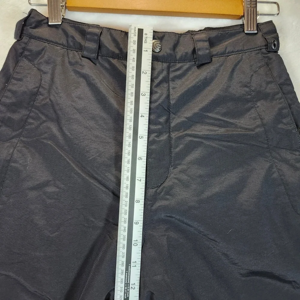 Columbia Convert Ski Pants Youth 14/16 Black Insulated Snowboard Pockets‎
